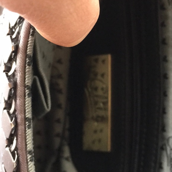 NWOT Silver & Black Metallic Bag - Picture 7 of 7